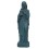 STATUE ALBATRE 17CM - ND Eucharistie Bleu pétrole